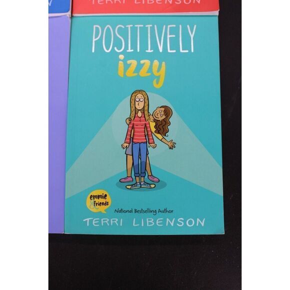 Terri Libenson Lot Of 4 Books Positive Izzy Invisible Emmie Just Jaime Becoming - Picture 5 of 13